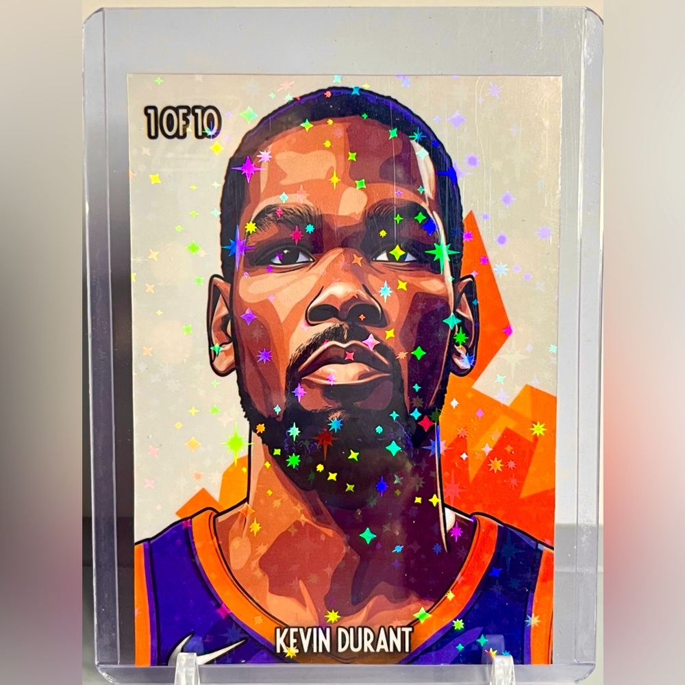 918 Customs Rare 1/10 Kevin Durant Portrait Holographic Stars SP Phoenix Suns